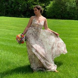 Jenny Yoo Inesse Watercolor Garden Lavender sz 10